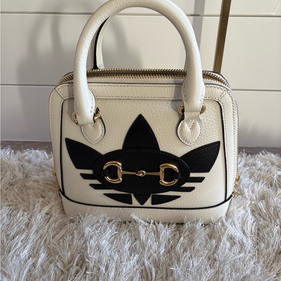 GUCCI X ADIDAS horsebit 1955 mini handbag - Picture 2 of 12